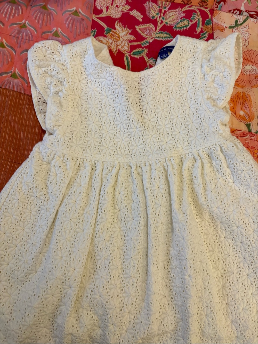 Maison Me White Eyelet Dress